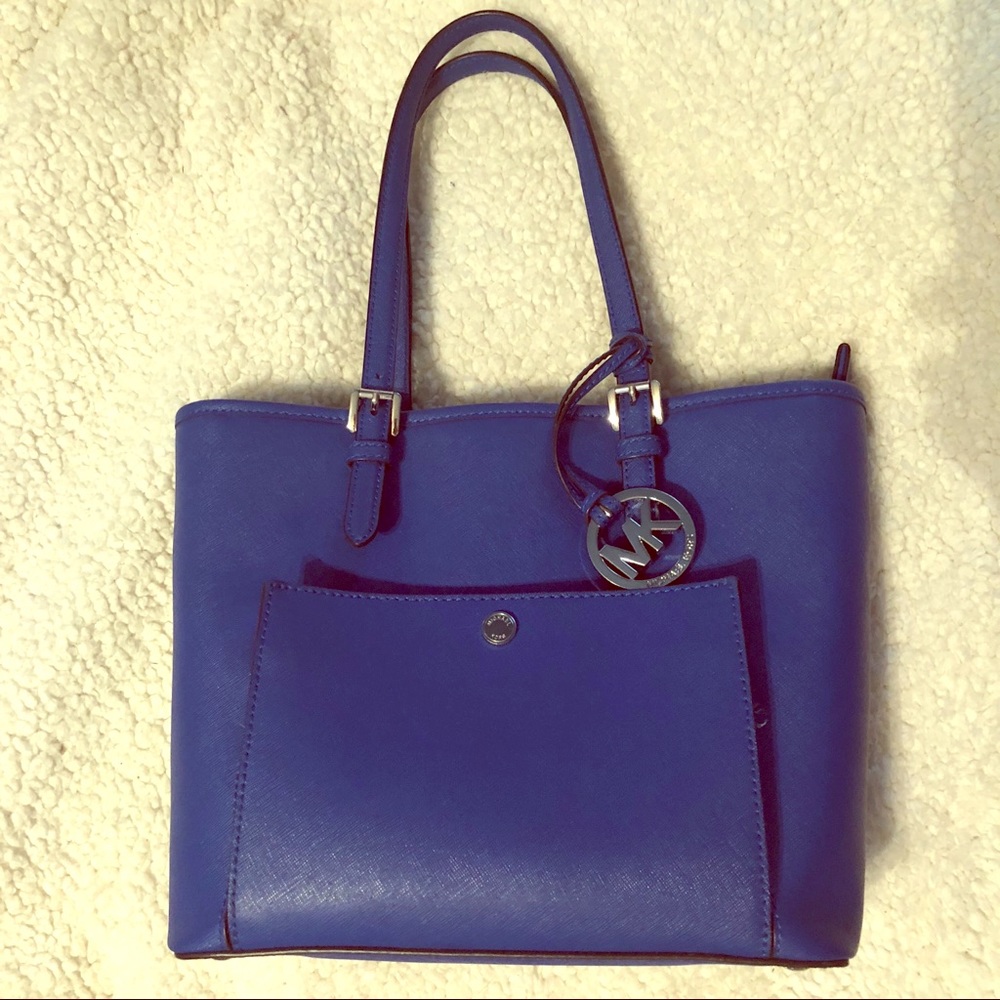 Royal blue authentic Michael kors purse!